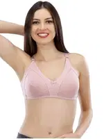 Puantiyeli Toparlayıcı Penye Kadın Sütyen Liza 545 Pudra