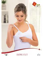 Emzirme Atleti Liza 7777 Beyaz detay görünüm