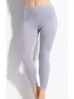 Lycralı Uzun Gri Kadın Tayt Kolcu KB3002 Gri