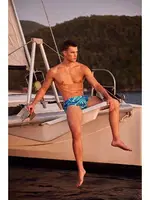 Mavi Desenli İpli Slip Mayo Doreanse 3827 Tayland farklı açı