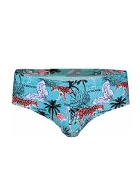 Doreanse Mavi Desenli İpli Slip Mayo Doreanse 3831