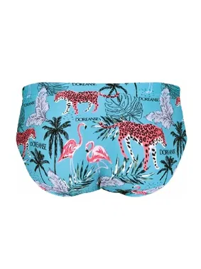 Doreanse Mavi Desenli İpli Slip Mayo Doreanse 3831 - Alternatif Görünüm