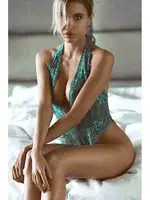 Merry See Seksi Body İç Giyim Yeşil Yeşil