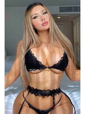 Merry See Erotik Sütyen Külot Jartiyer Takım Siyah Merry See MS2660