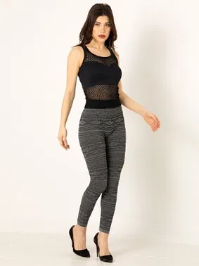 Miorre Miorre Seamless Bayan Desenli Tayt