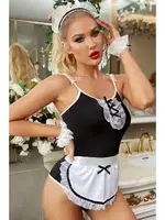 Kadın Fantezi Fransız Hizmetçi Kostümü Mite Love 3001231 Siyah detay görünüm