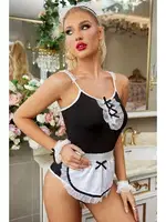 Kadın Fantezi Fransız Hizmetçi Kostümü Mite Love 3001231 Siyah farklı açı