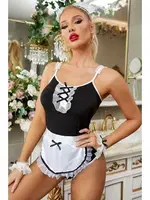 Kadın Fantezi Fransız Hizmetçi Kostümü Mite Love 3001231 Siyah görsel 4