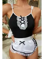 Kadın Fantezi Fransız Hizmetçi Kostümü Mite Love 3001231 Siyah görsel 5