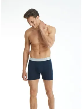 Black Spade Modal Elastan Erkek Boxer Silver Lacivert BlackSpade 9303  - Alternatif Görünüm