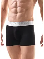 Modal Elastan Erkek Boxer Silver Siyah BlackSpade 9302  Siyah
