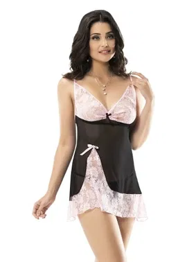 Moongirl İnce Askılı Kadın Fantazi Gecelik Moongirl 2039 - Alternatif Görünüm