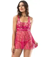 Kadın Dantel Fantazi Gecelik Moongirl 3051 farklı açı