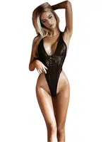 NightLight Siyah Fantazi Dantel Body 3242 Siyah