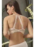 Desteksiz Sütyen Takım Siyah Nurteks 4327 Pudra detay görünüm