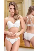 Desteksiz Sütyen Takım Siyah Nurteks 4327 Ekru farklı açı