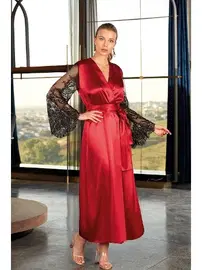 Nurteks Nurteks 5303 Tek Saten Sabahlık Nurteks