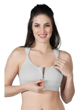 Emay Önden Fermuarlı Sporcu Penye Sütyen Emay 184