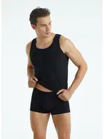 Organik Pamuk Elastan Erkek Boxer BlackSpade 9481  Siyah