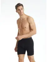 Pamuk Elastan Retro Boxer Tender Cotton BlackSpade 9216 Siyah detay görünüm