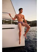 Pembe Desenli İpli Slip Mayo Doreanse 3828 Mauritius farklı açı