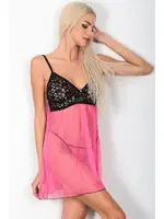 Pembe Seksi Gecelik Takımı Phevos 011-003624 Pembe görsel 6