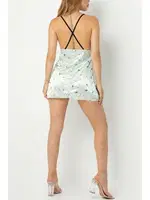 Phevos Desenli Göğüs Dekolteli Gecelik 012-002263 Desenli görsel 8