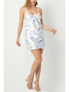 Phevos Phevos Desenli Sırt Dekolteli Gecelik 012-002210