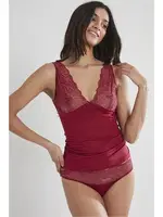 Pierre Cardin 390 Kaşkorse Dantelli Takım Bordo farklı açı