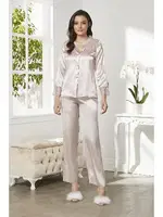 Pierre Cardin 6620 Saten Altılı Çeyiz Seti Pudra görsel 6