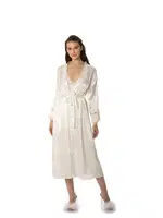 Pierre Cardin 6960 Saten Altılı Çeyiz Seti Ekru görsel 15