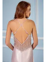 Pierre Cardin 6'lı Kısa Gecelik Sabahlık Çeyiz Set 6040 Pudra görsel 5