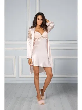 Pierre Cardin Pierre Cardin Inci 6'lı Çeyiz Saten Gecelik Seti 6955 - Alternatif Görünüm