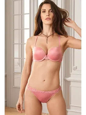 Pierre Cardin Pierre Cardin Kadın Pembe 4721 Balenli Desteksiz Sütyen Takım