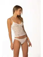 Pierre Cardin Kaşkorse Pamuklu Babydoll Çeyizlik Atlet Külot Takım 393 Ekru detay görünüm