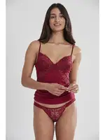 Pierre Cardin Penye Atlet Külot Kaşkorse Set Dantelli 356 Bordo görsel 8