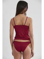 Pierre Cardin Penye Atlet Külot Kaşkorse Set Dantelli 356 Bordo görsel 9