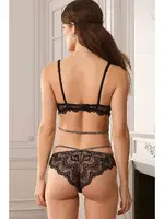 Pierre Cardin Robinetta Balenli Bralet Sütyen Takım 4730 Siyah detay görünüm