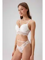 Pierre Cardin Rome Kolevli Sütyen Takımı 4731  Ekru detay görünüm