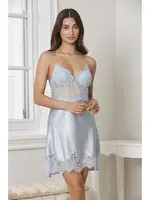 Pierre Cardin Saten Altılı Çeyiz Seti 6015 Gri detay görünüm