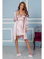 Pierre Cardin Saten Altılı Çeyiz Seti 6965 Pudra görsel 13