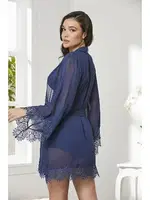 Pierre Cardin Saten Dörtlü Çeyiz Seti 7005 Lacivert görsel 41