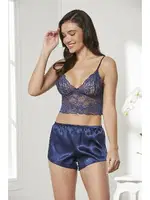 Pierre Cardin Saten Dörtlü Çeyiz Seti 7005 Lacivert görsel 42