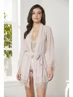 Pierre Cardin Saten Dörtlü Çeyiz Seti 7005 Pudra görsel 17