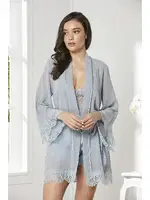 Pierre Cardin Saten Dörtlü Çeyiz Seti 7005 Mavi görsel 10