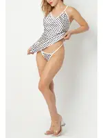 Puantiyeli Sırt Dekolteli Gecelik Phevos 012-002208 detay görünüm