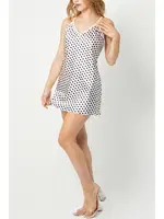 Puantiyeli Sırt Dekolteli Gecelik Phevos 012-002208 görsel 8