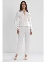 Saten Çeyizlik Takım 6lı Set Pierre Cardin 6335 Ekru görsel 27