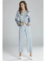 Saten Çeyizlik Takım 6lı Set Pierre Cardin 6335 Mavi görsel 14