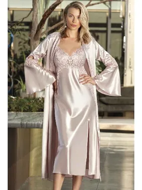 Nurteks Saten Gecelik